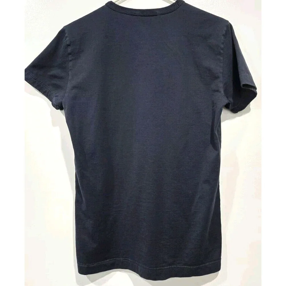 Dolce & Gabbana Essential Logo Plaque T-Shirt Short Sleeve Navy Blue 48 US 12/L - Picture 5 of 7